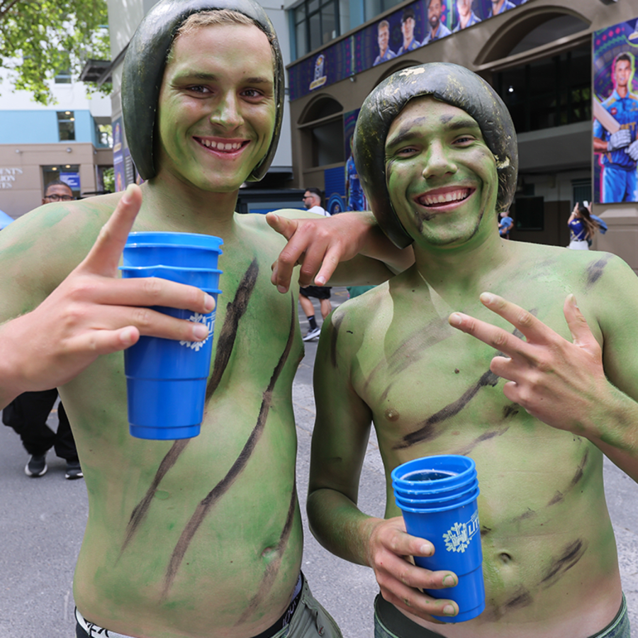 Spectators wearing XX SA20 bucket hats